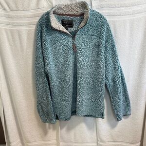 True Grit Women's Teal Sherpa Pullover